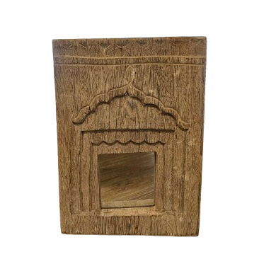 Temple Mirror vintage indian unique home decor piece
