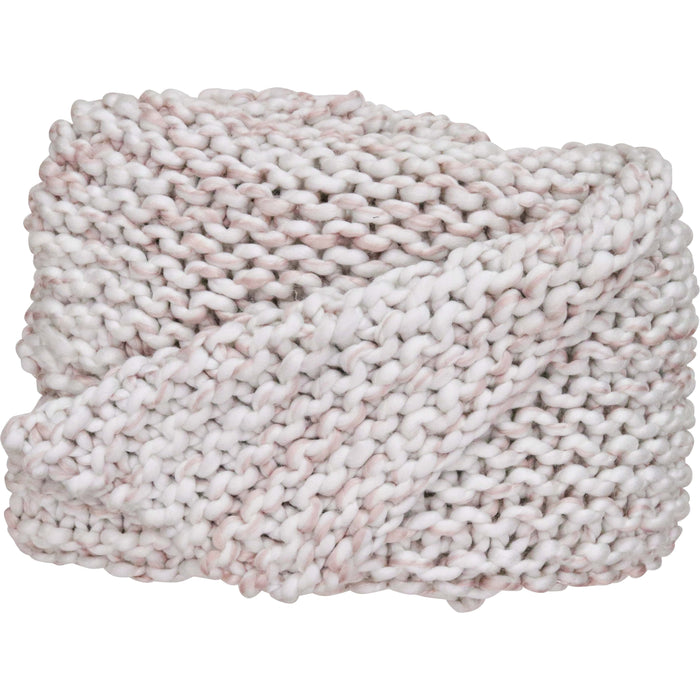 Chunky Knit Throw | Two Tone