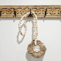 Tiki Raffia Juju Wall Necklace | Tassel