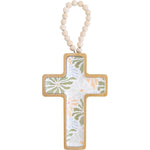 Sage Boho Cross Wall Hanging