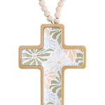 Sage Boho Cross Wall Hanging