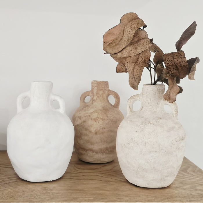 Shoreline Rustic Urn | Double Handle | 3 Colours