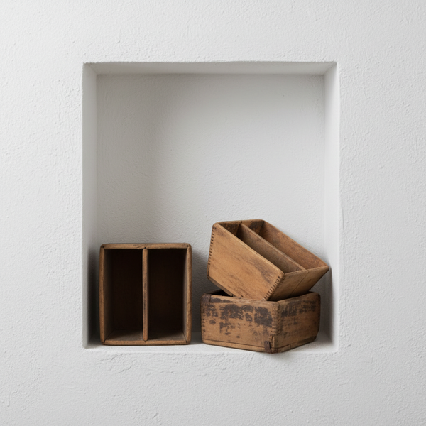 Vintage Wooden Rice Measure | Luxe Coastal Home