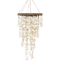 Summer White Shell Chandelier