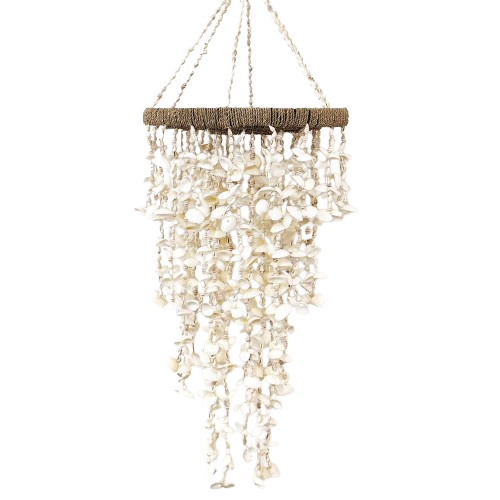 Summer White Shell Chandelier