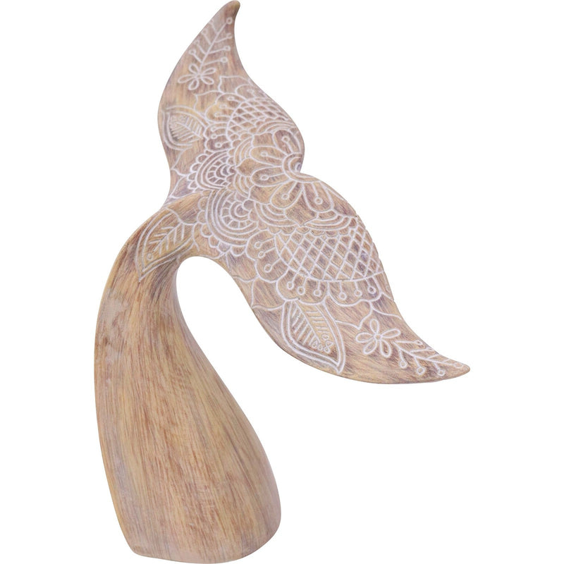 Boho Natural Swaying Whale Tail
