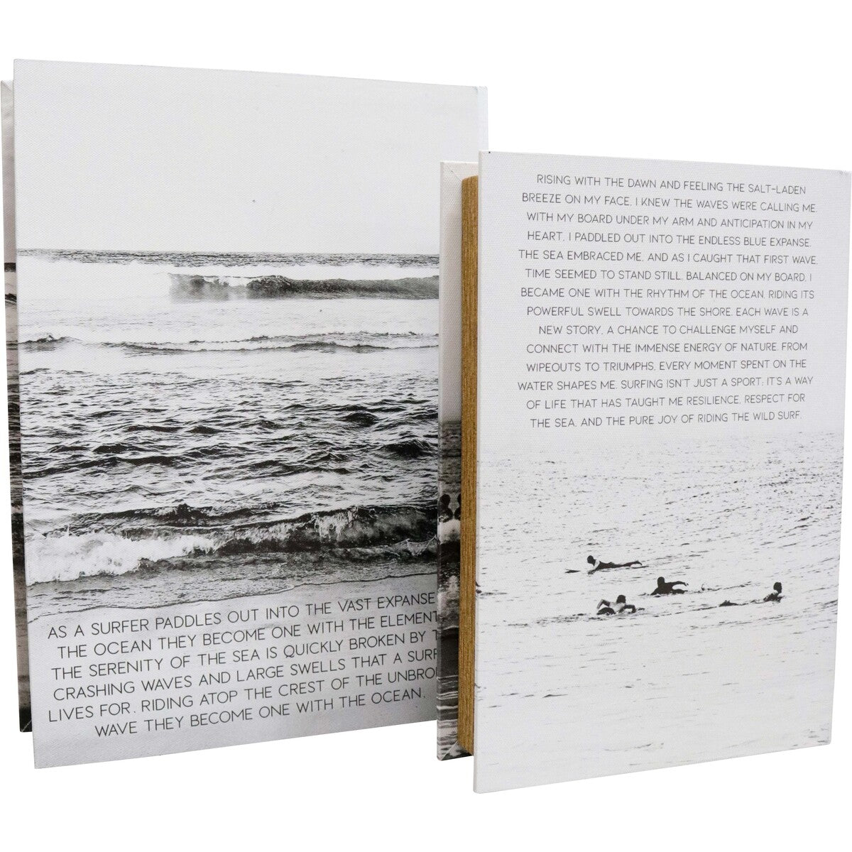 Monochromatic Surfer Coffee Table Book Box | Guys