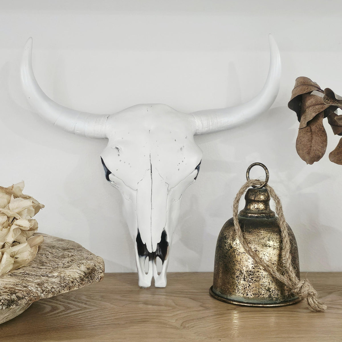 Boho Cow Skull | 30 cm