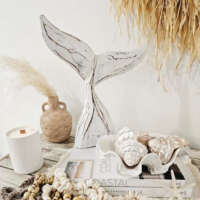 Swaying Whale Tail | White | Pre Order Arriving Sept 5