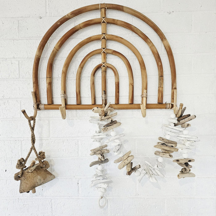 Beachside Driftwood Garland | White + Natural.