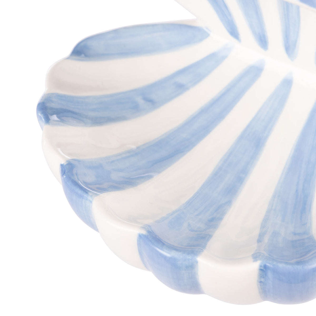 Azure Clam Shell Trinket Tray