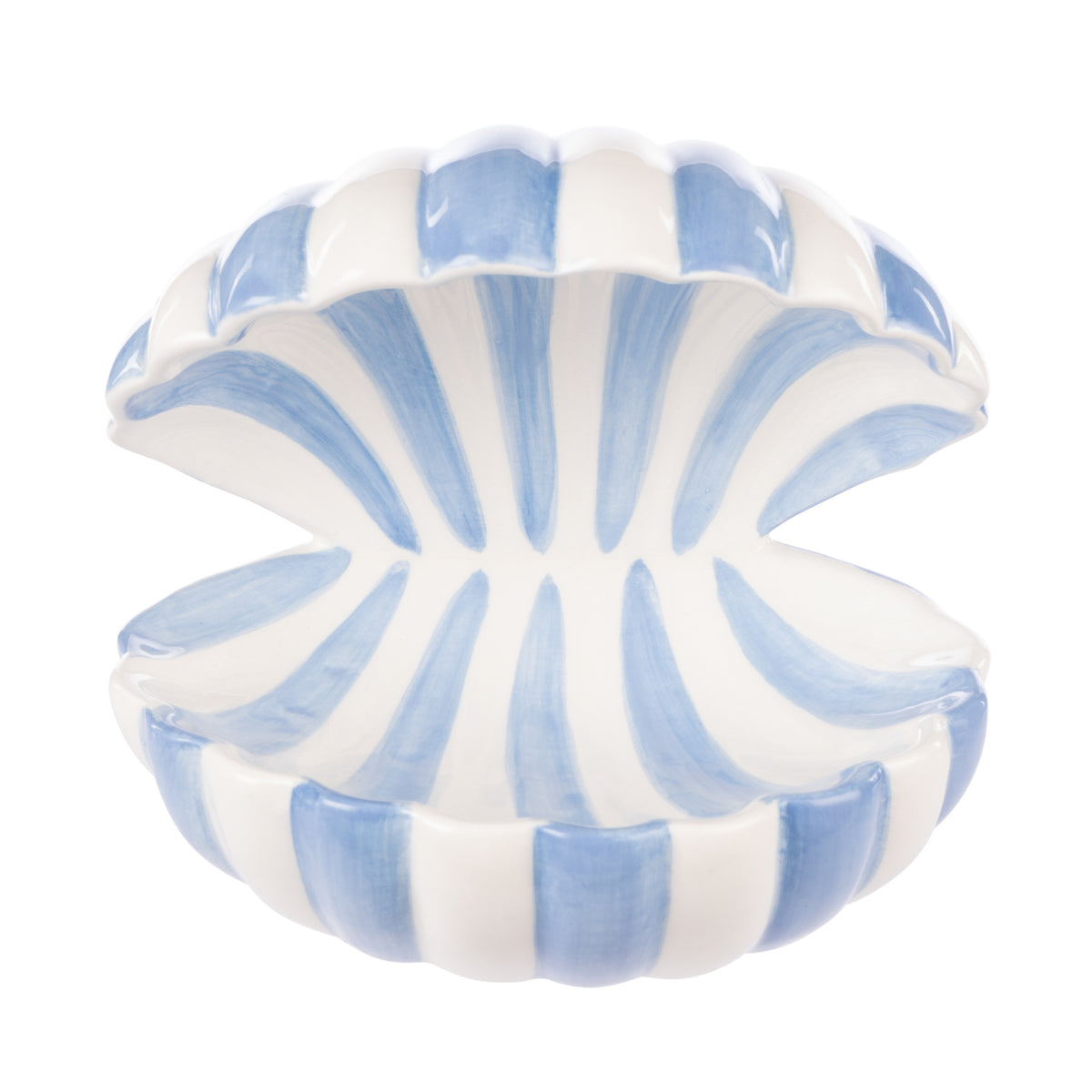 Azure Clam Shell Trinket Tray