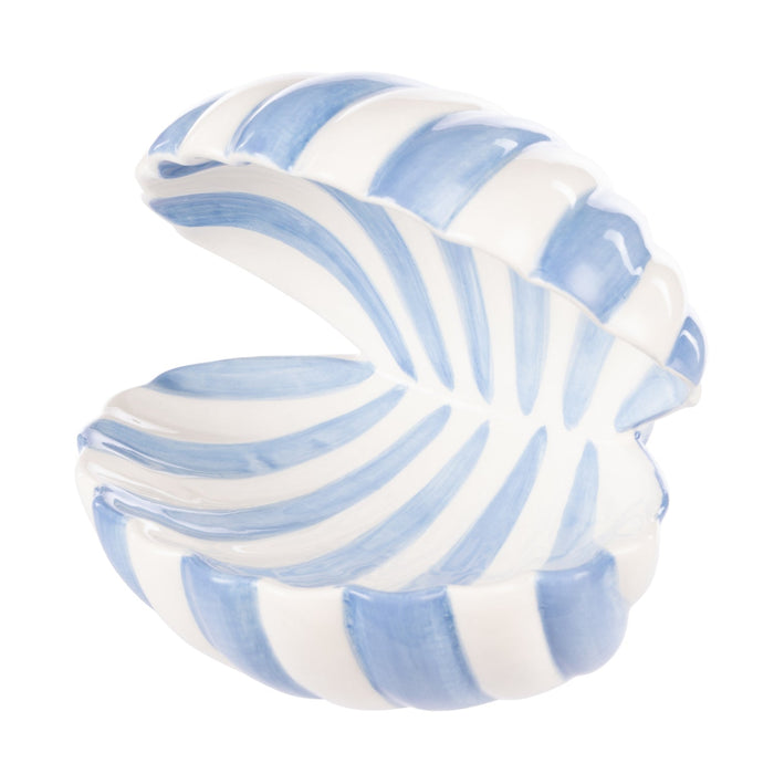 Azure Clam Shell Trinket Tray