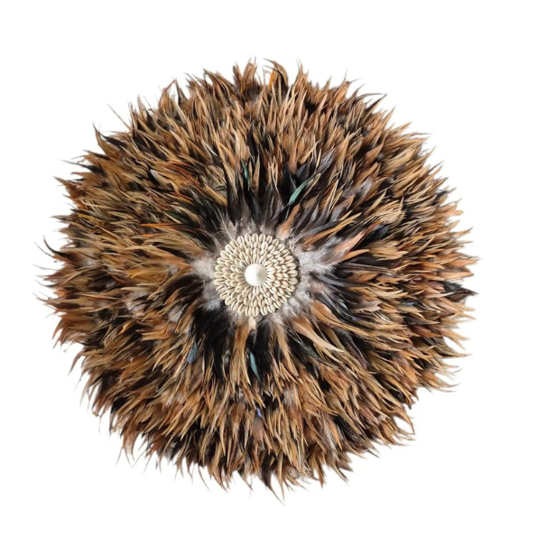 Zuri  Feather Juju Wall Decor