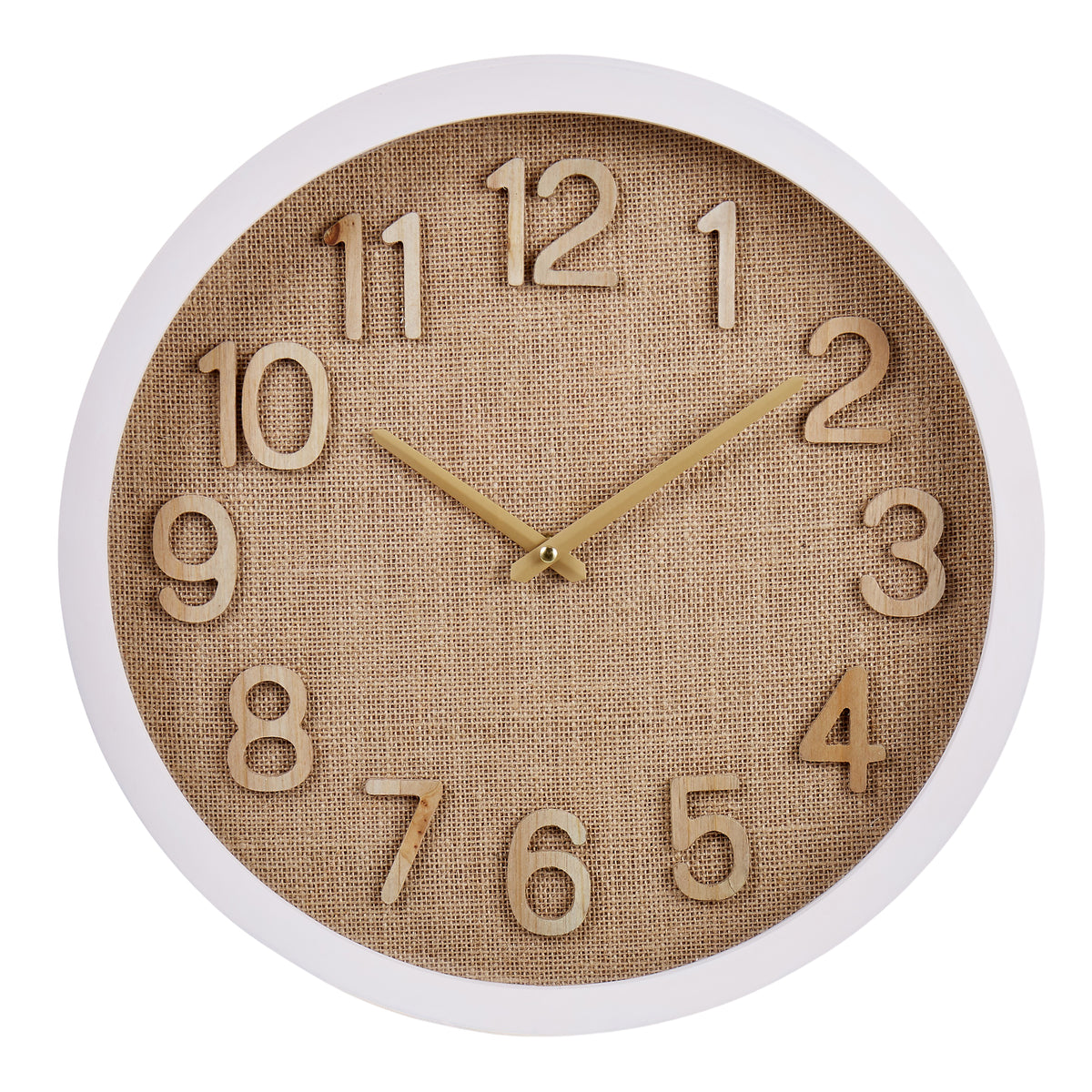 Oakley Linen Wall Clock | 40 cm
