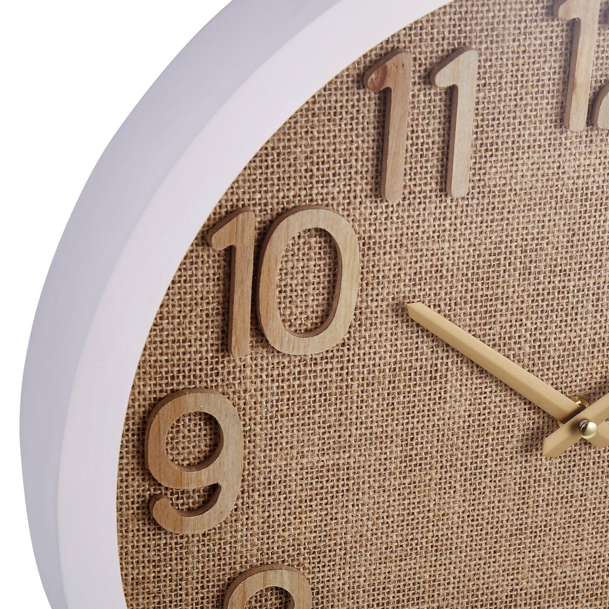 Oakley Linen Wall Clock | 40 cm