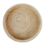 Husk Round Wooden Tray