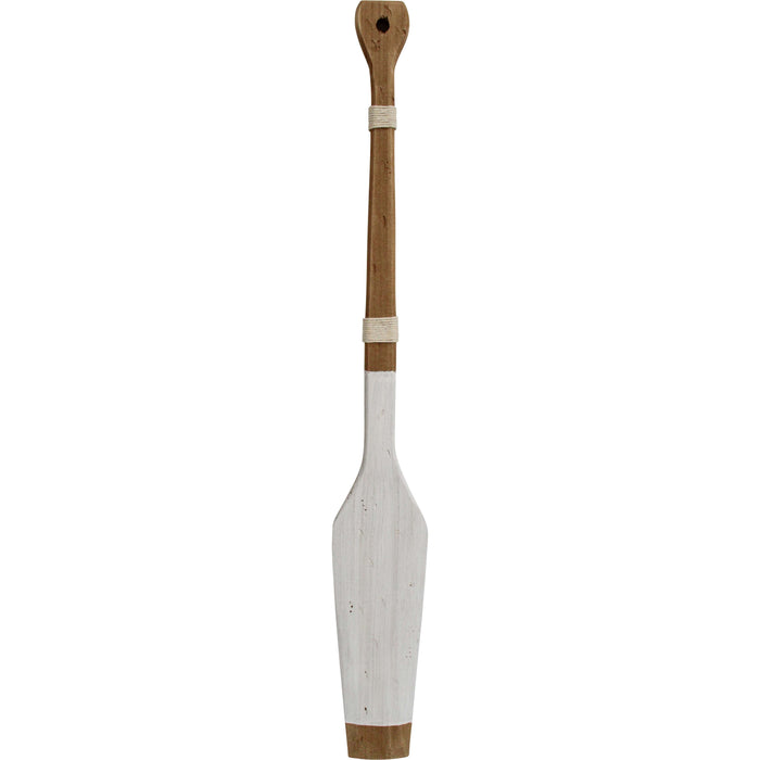Reclaimed Wooden Oar | White