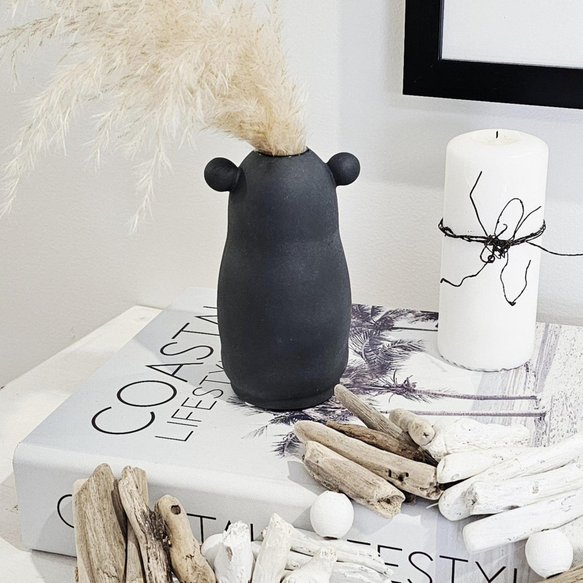 Charcoal Vase