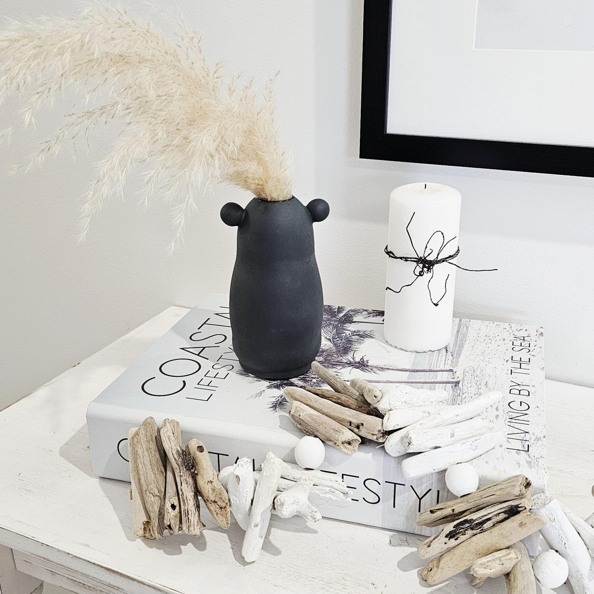 Charcoal Vase
