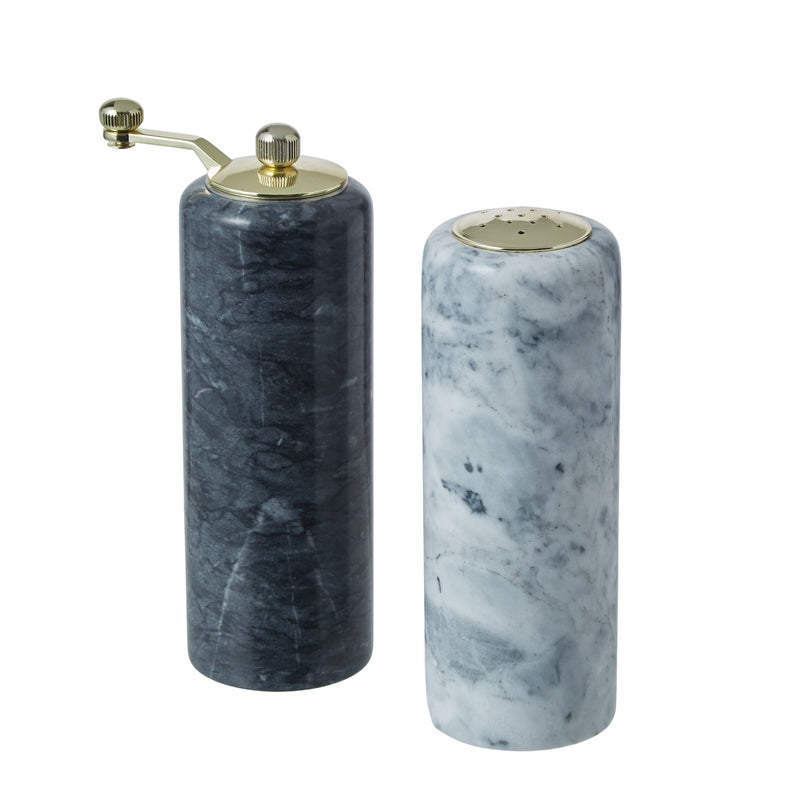 Marble Salt and Pepper Mill Set