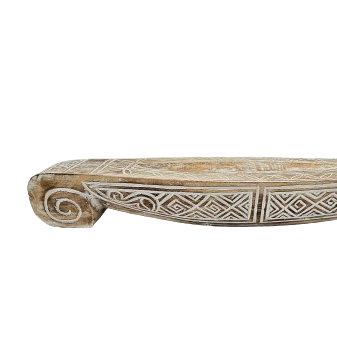 Lombok Carved Long Table Bowl