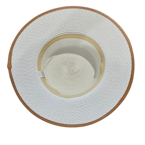 Bronte White Straw Hat