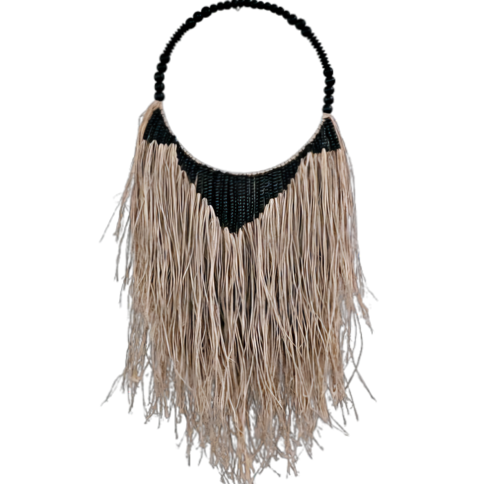 Lulu Seagrass + Bead Wall Hanging