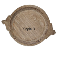 Bleached Vintage Indian Parat Plate
