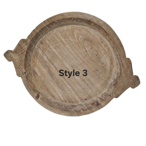 Bleached Vintage Indian Parat Plate