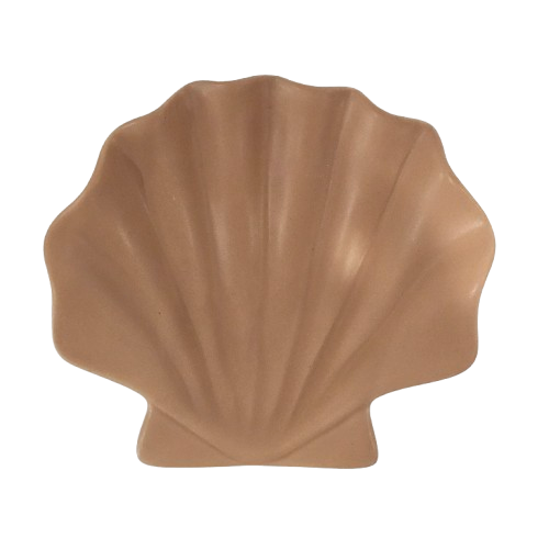 Clam Shell Trinket Plate | Terracotta Clay