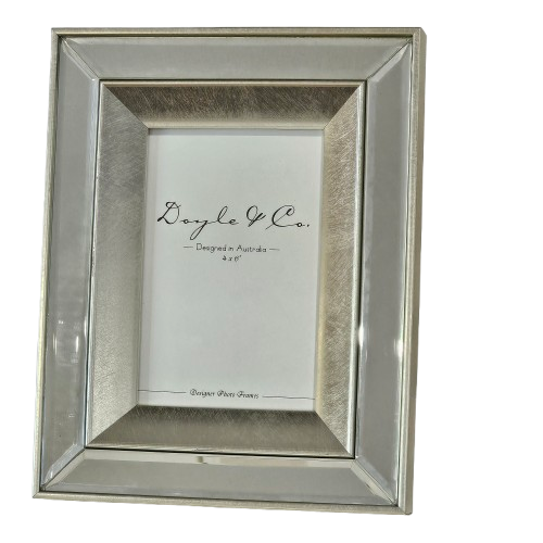 Lumière Antiqued Silver Mirror Frame