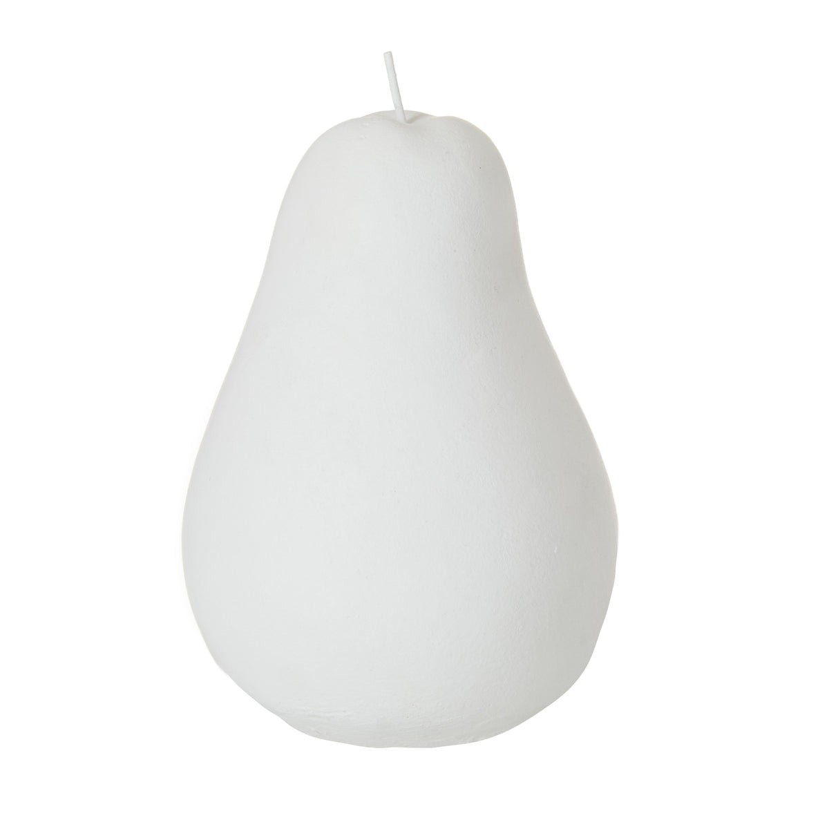 Oversized White Ceramic Pear