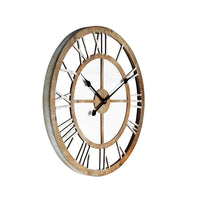 Farmhouse Wall Clock 60cm. - Luxe Coastal Home