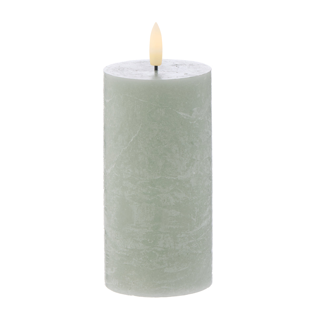 Luxe LED Flameless Pillar Candle | Sage