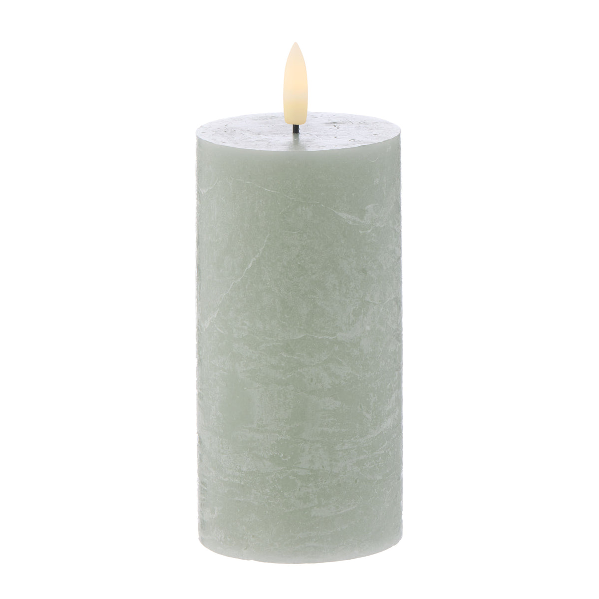 Luxe LED Flameless Pillar Candle | Sage