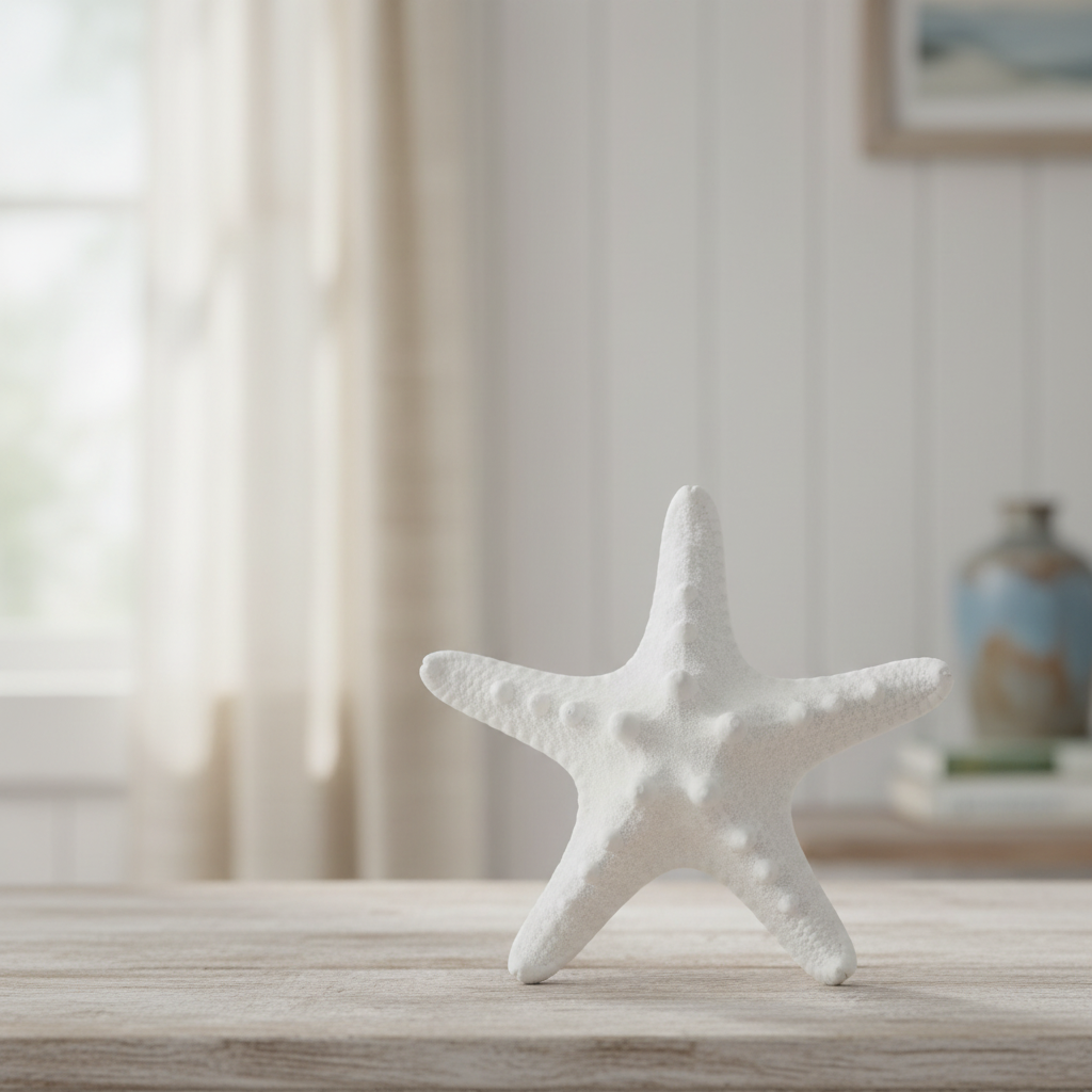 Knobbly Star Fish | White
