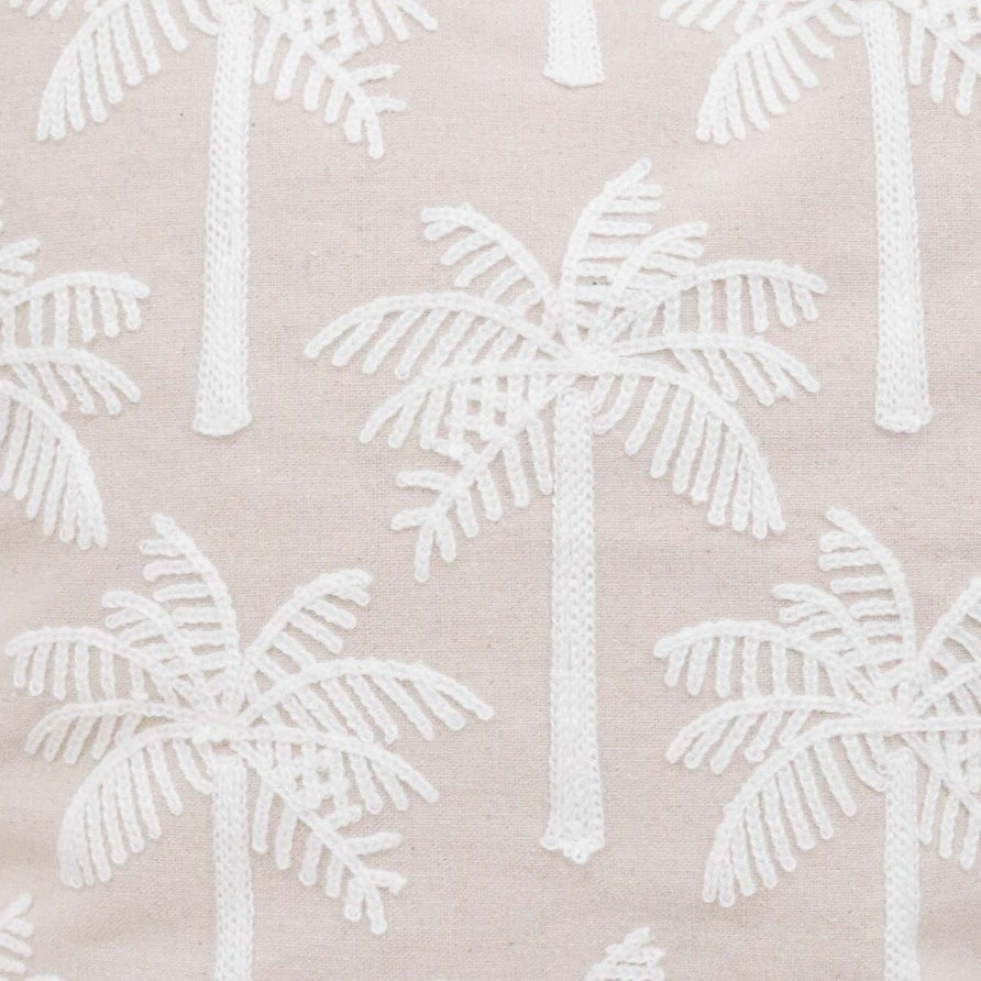 Bisque Palm Tree Cushion