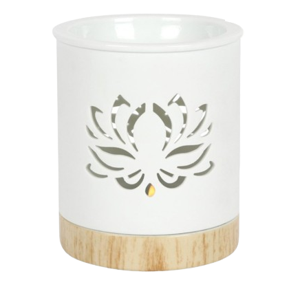 Luxe Boho White Lotus Oil Burner Wax Melter