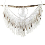 Poppie Boho Macrame Feather Wall Hanging. - Luxe Coastal Home