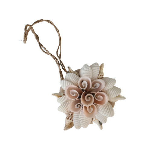 Shell Cluster Hanging Ornament | Blush