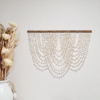 Solstice Shell Waterfall Wall Hanging - Luxe Coastal Home