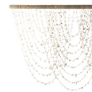 Solstice Shell Waterfall Wall Hanging - Luxe Coastal Home