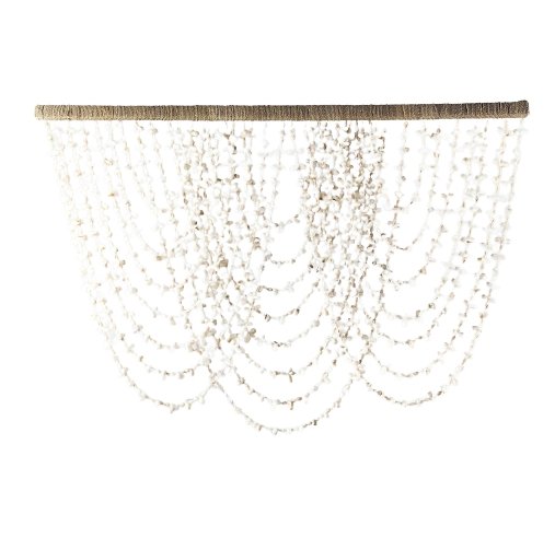 Solstice Shell Waterfall Wall Hanging - Luxe Coastal Home