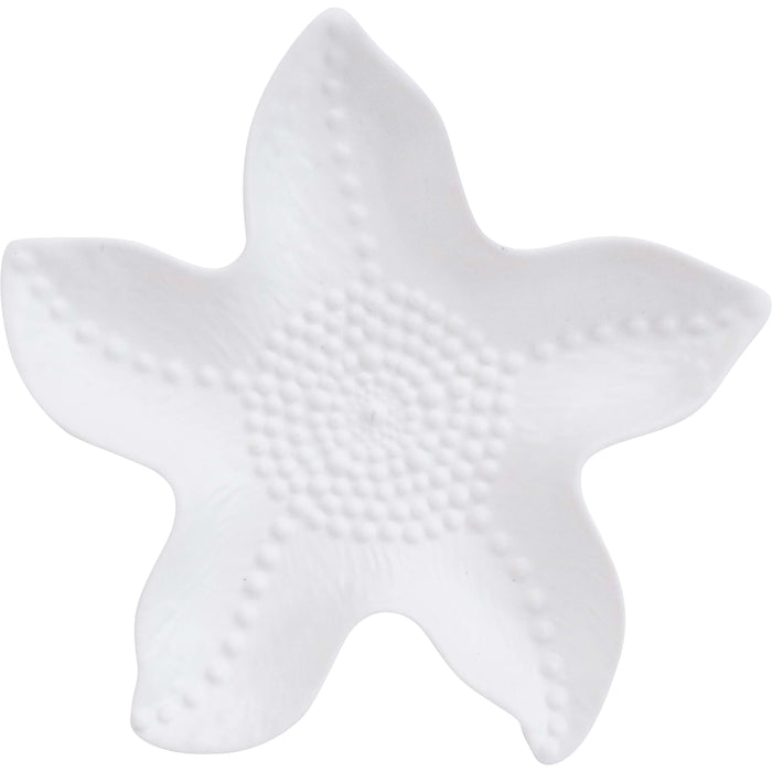 Star Fish Plate | Coastal White