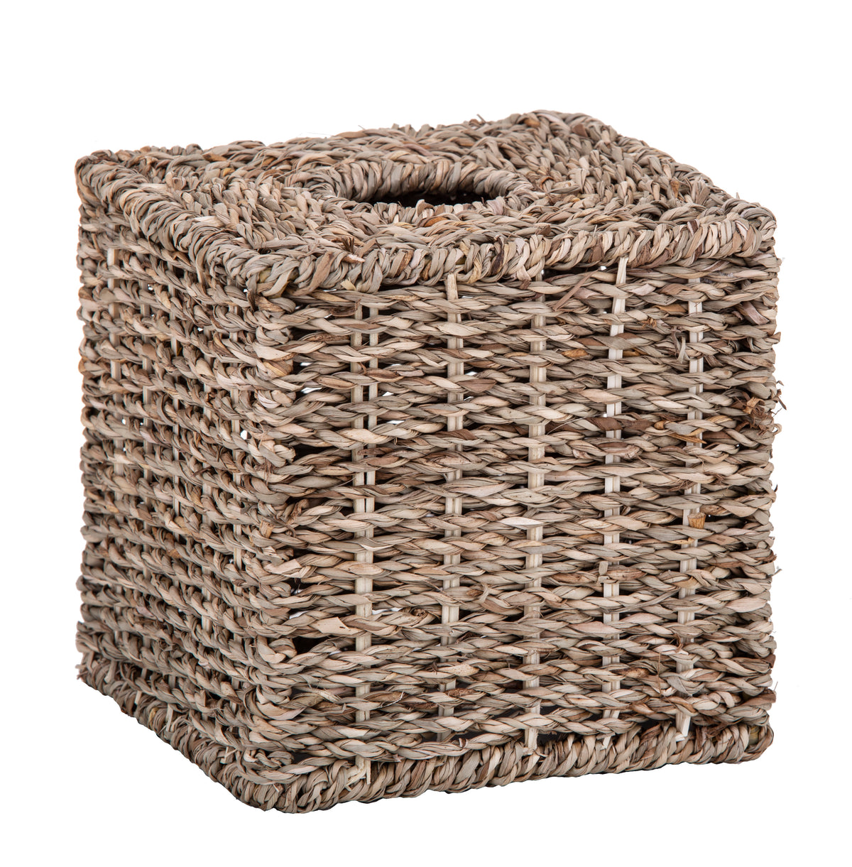 Rattan Tissue Box Square | Natural