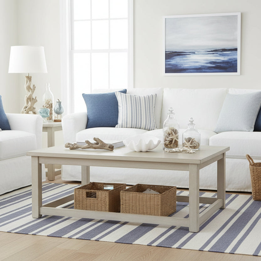 white resin clam shell decorative bowl with textured finish 22 cm coastal home decor styling