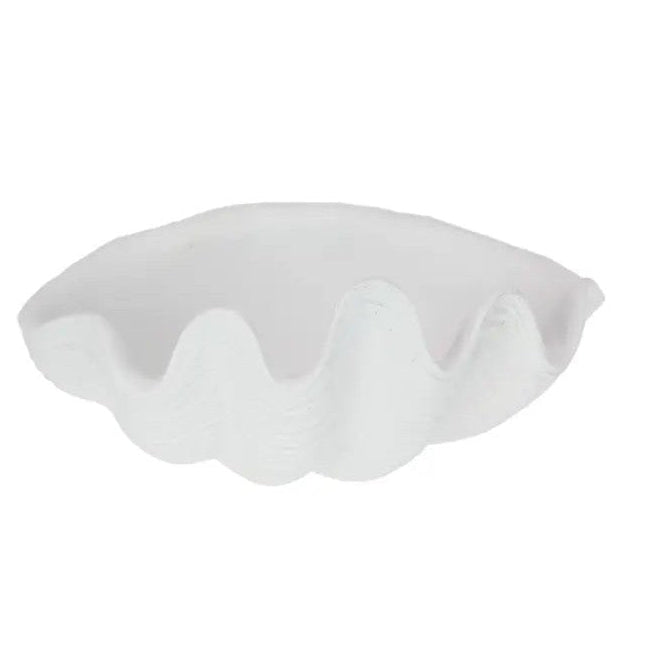 Clam Shell Bowl | White