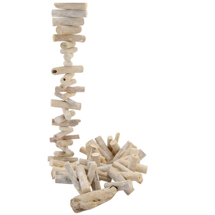 Whitewash Driftwood Garland. - Luxe Coastal Home