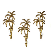 Islander Palm Tree Wall Hook | Brass